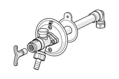 Vesipostiventtiili Oras 431520 DN20x3/4SK L=450-1000mm - KarelianStore