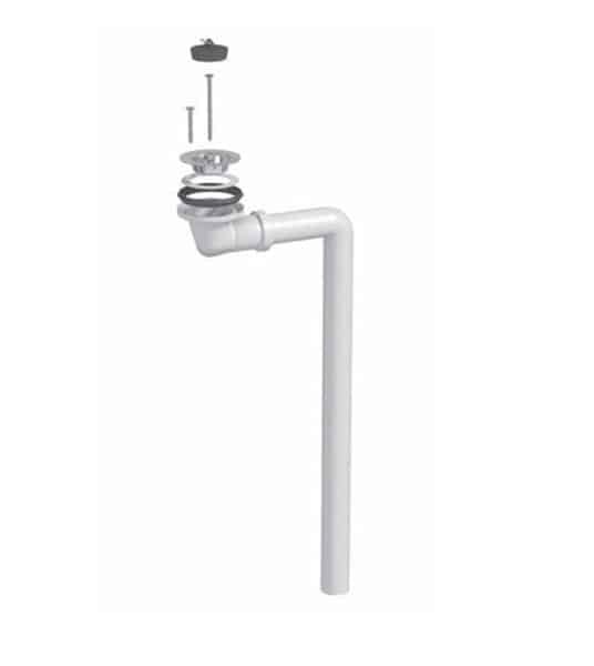 Viemäröintisarja Prevex 12180 Pohjaventtiili kulma ja putki - KarelianStore