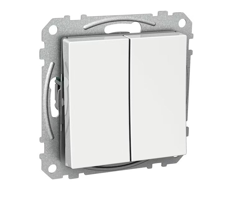 Vipupainike Schneider Electric 6+6 IP21 2x UKJ Valkoinen - KarelianStore