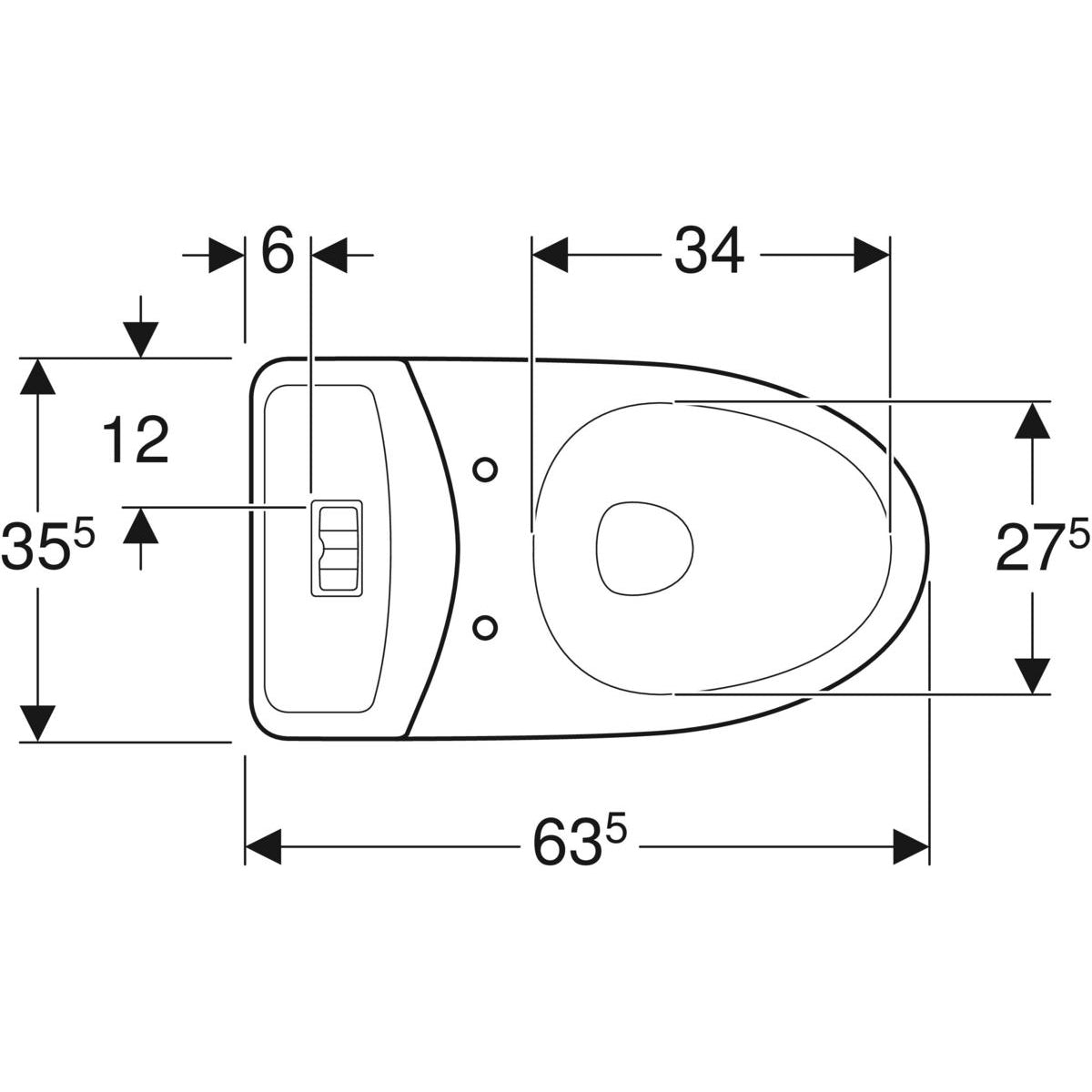 WC-istuin IDO Glow 61 - KarelianStore