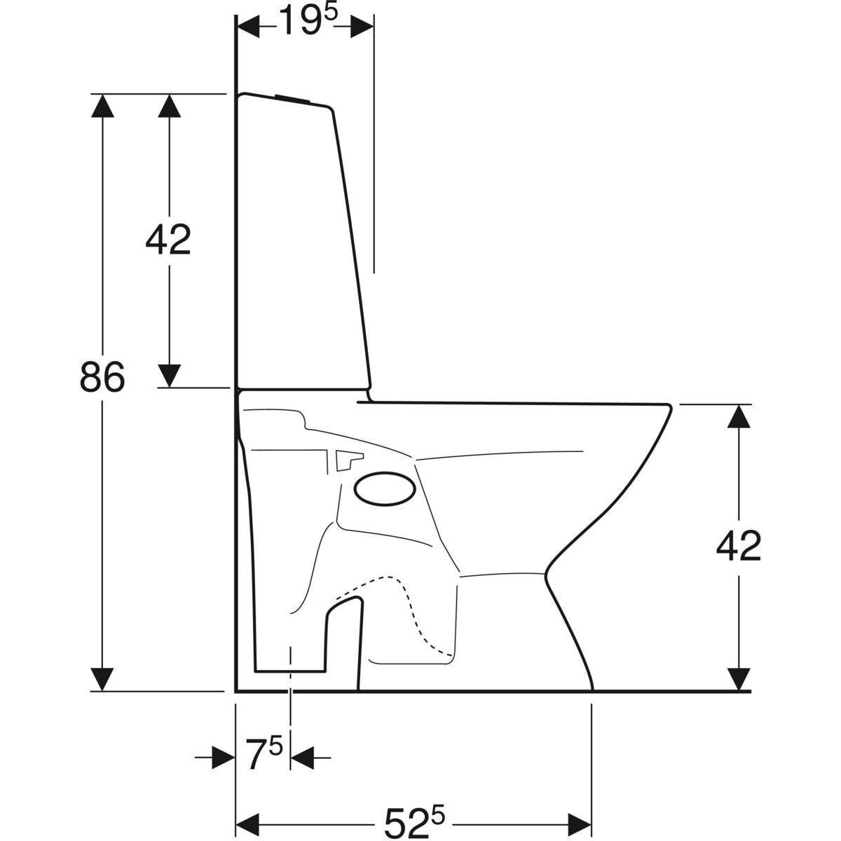 WC-istuin IDO Glow 63 - KarelianStore