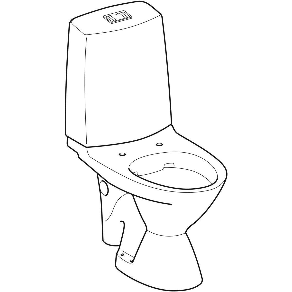 WC-istuin IDO Glow 63 Vasen - KarelianStore