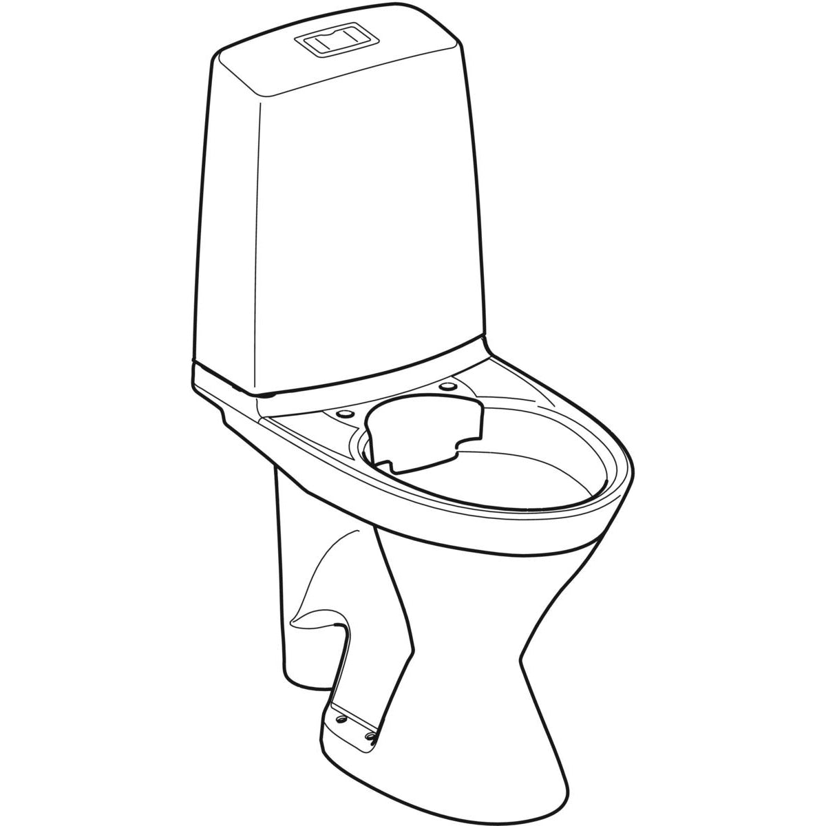 WC-istuin IDO Glow 67 korkea - KarelianStore