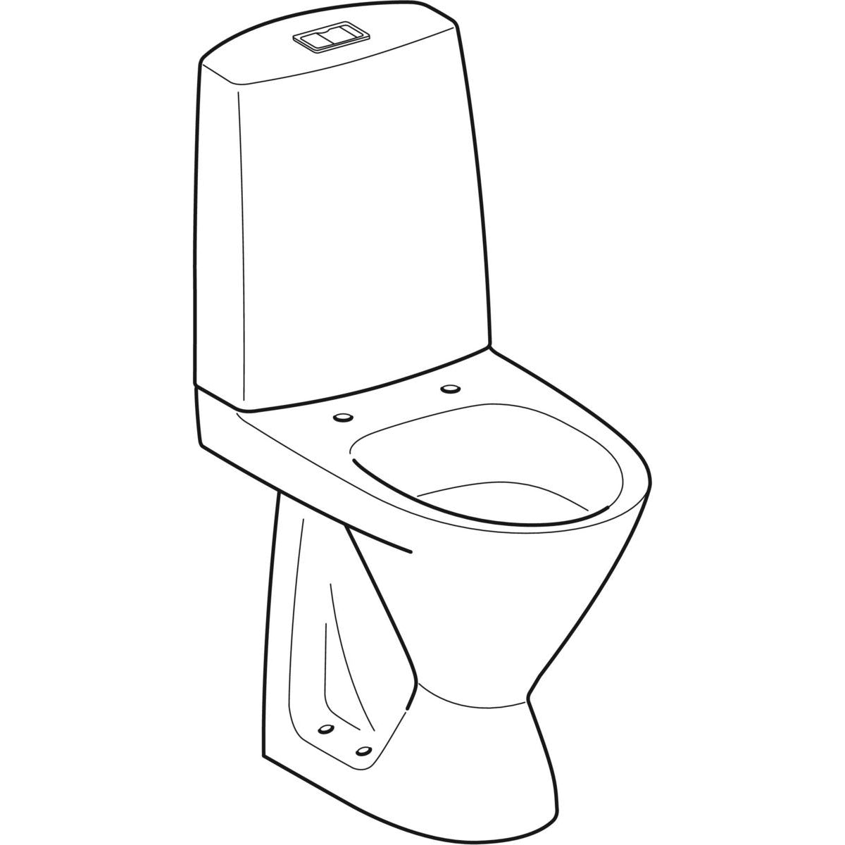 WC-istuin IDO Seven D 11 korkea - KarelianStore