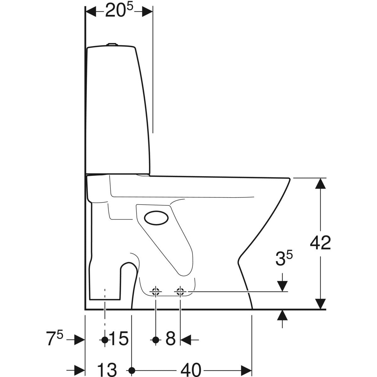 WC-istuin IDO Seven D 13 - KarelianStore