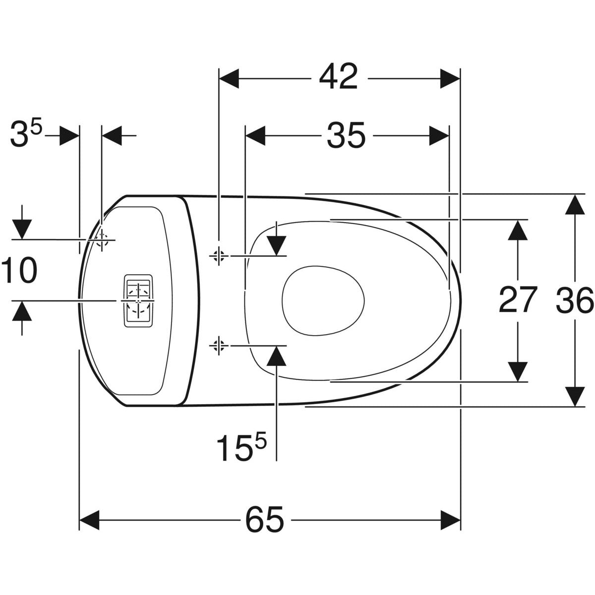 WC-istuin IDO Seven D 13 - KarelianStore