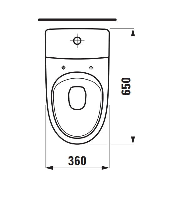 WC-istuin Laufen Kompas S Rimless Avoin - KarelianStore