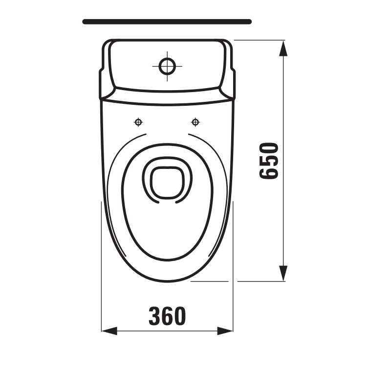 WC-istuin Laufen Pro N Iso Jalka Istuinkannella - KarelianStore