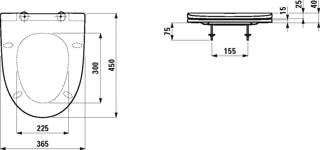 Wc-istuinkansi Laufen Kompas Pro-N - KarelianStore