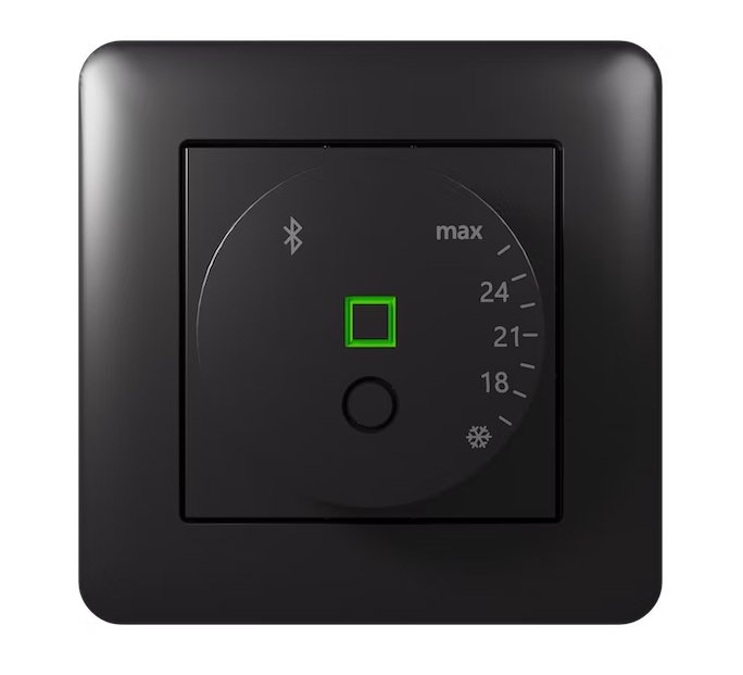 Yhdistelmätermostaatti Onnline EcoHelppo16 16A IP21 Musta - KarelianStore