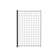 1 Lisäpaneeli säleikköä 150 x 100 cm, antrasiitti, mukana 1 kpl 158cm alumiinitolppa - KarelianStore