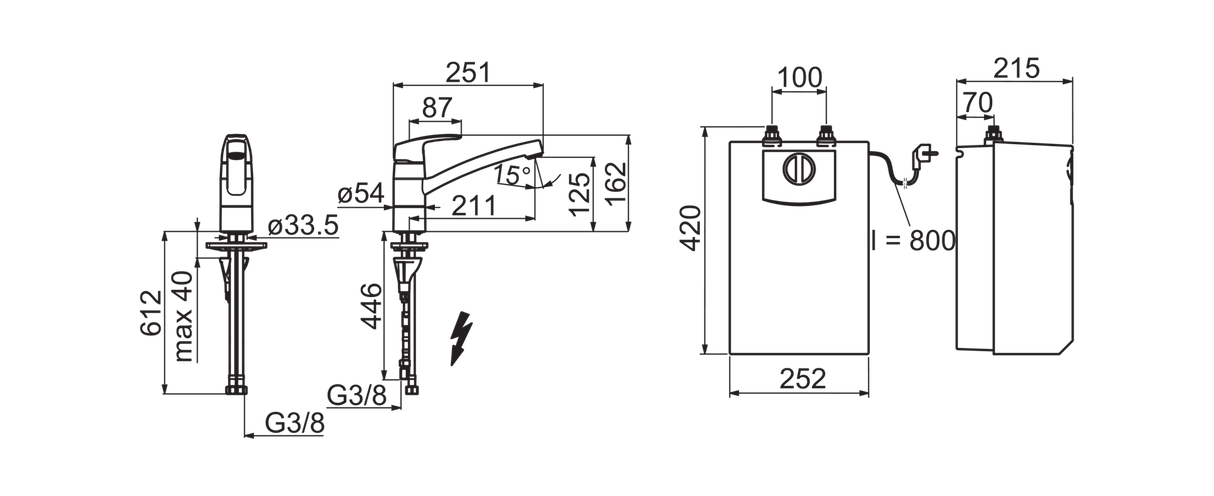 Keittiöhana Oras 1023F Safira Mökki