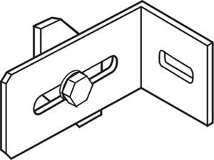 Pystyhyllykiinnitin SYSTEMAL NCV06