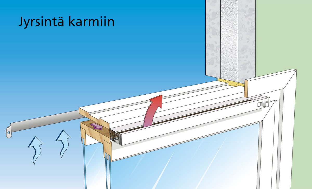 Korvausilmaventtiili Biobe VS-B 30