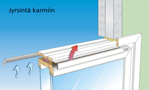 Korvausilmaventtiili Biobe VS-B 30