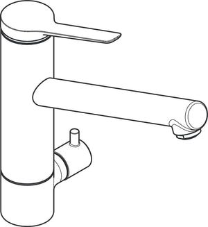 Keittiöhana HANSGROHE 74808000 ZESIS M33 200 PKV KRO