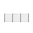 3 Paneelia säleikköä 100 x 100 cm, antrasiitti, mukana 4 kpl 108cm alumiinitolppaa - KarelianStore