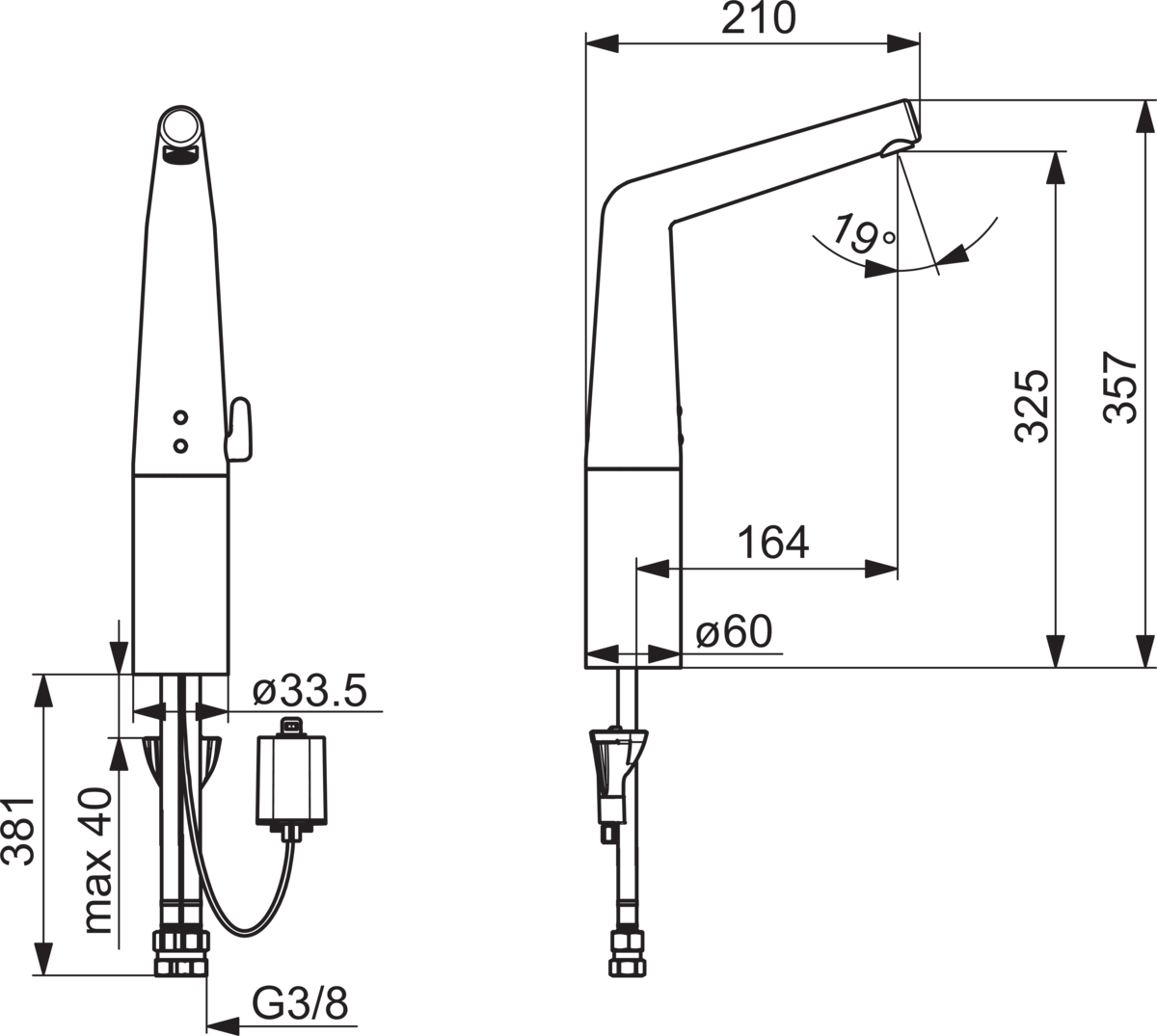 Pesuallashana Oras Inspera XL 3017F 6V