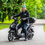 e-Scooter 2.0, Black 1,4kWh litium akku ja 3A Laturi