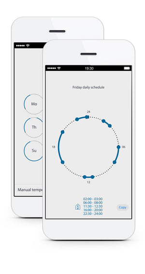 Yhdistelmätermostaatti Devireg Smart Polar White