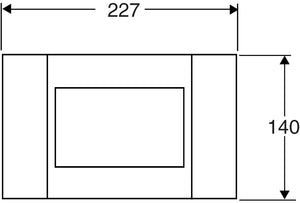 WC-varaosa IDO Z6908300001 PAINIKE MATTAKROMI