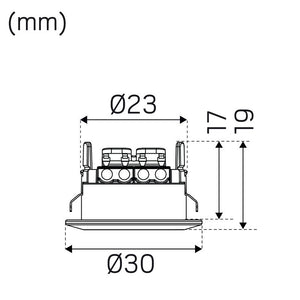 Alasvalo Hide - a - lite CORE SMART IP44 70lm 120° 1,2W 3000K WH - KarelianStore