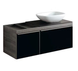 Allaskaappi Geberit Citterio Musta Lasi Tammi 1184x543x504 mm - KarelianStore