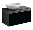 Allaskaappi Geberit Citterio Musta Lasi Tammi 884x543x504 mm - KarelianStore