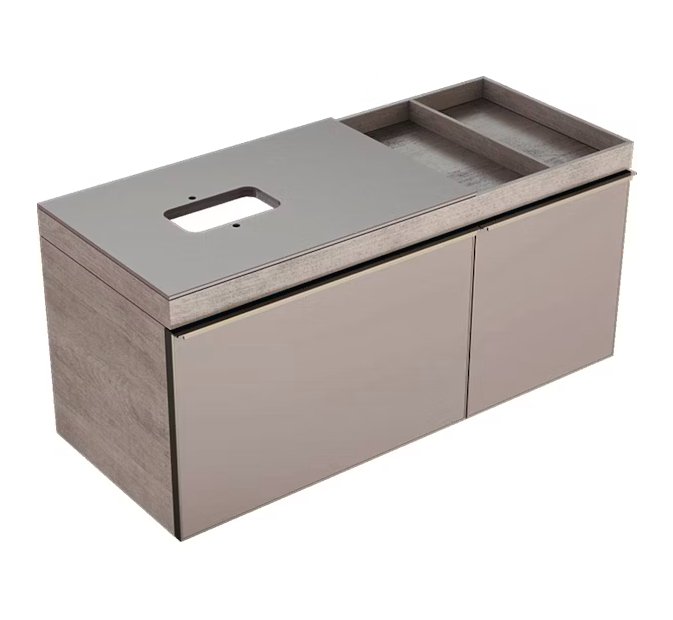 Allaskaappi Geberit Citterio Ruskeanharmaa Lasi Tammi 1184x543x504 mm - KarelianStore