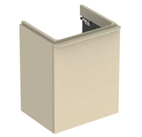 Allaskaappi Geberit Smyle Square 442x617x406 mm Hiekanharmaa Korkeakiilto Vasen - KarelianStore