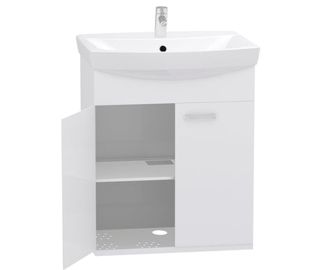 Allaskaappi Polaria Carina 600 550x600x340 mm Valkoinen - KarelianStore