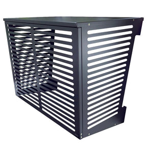 Alumiininen ilmalämpöpumpun suojakotelo Tumman harmaa - KarelianStore