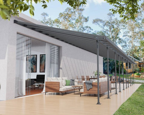 Feria terassikatos 4 x 14,56 m, antrasiitti Palram - Canopia - KarelianStore