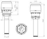 Huippuimuri Vilpe Eco Flow 125C 400 Musta - KarelianStore