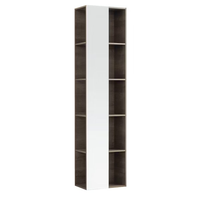 Hylly Geberit Citterio Peilillä 400x1600x250 mm Tammi Harmaanruskea - KarelianStore