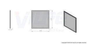 Hyönteisverkko VILPE 150X150 monitoimi - säleikkö - KarelianStore