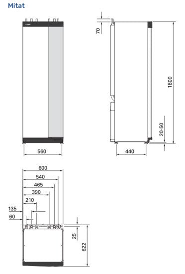 Ilma - vesilämpöpumppu Nibe Split Box 8 S - Sarja - KarelianStore