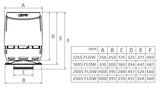 Ilmanvaihdon Poisto Vilpe Flow 125S 250x250 Musta - KarelianStore
