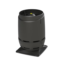 Ilmanvaihdon Poisto Vilpe Flow 125S 250x250 Musta - KarelianStore