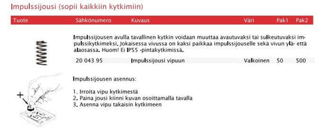 Impulssijousi ELKO T47, 1/2/6 - KYTKIMIIN - KarelianStore