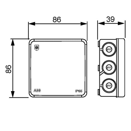 Jakorasia Opal Keittiö Sauna 86x86mm IP65 Valkoinen 10 kpl - KarelianStore