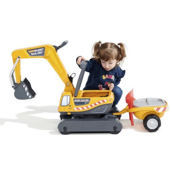 Kaivinkone Super Builder perävaunulla FALK - KarelianStore