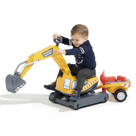 Kaivinkone Super Builder perävaunulla FALK - KarelianStore