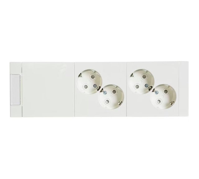 Kanavapistorasia ABB 4-osainen 16A IP20 Valkoinen - KarelianStore