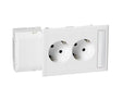 Kanavapistorasia Schneider Electric Pika CYB-PS 2-osainen Adapterilla JL Valkoinen - KarelianStore