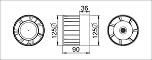Kanavapuhallin Opal WKA125 - KarelianStore
