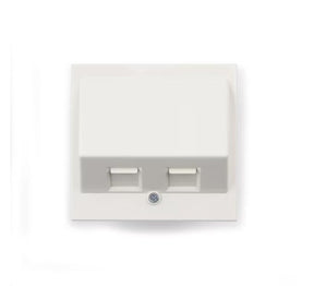 Kanavarasia Ensto eDuct Adapteri 2xRJ45 Keystone - KarelianStore