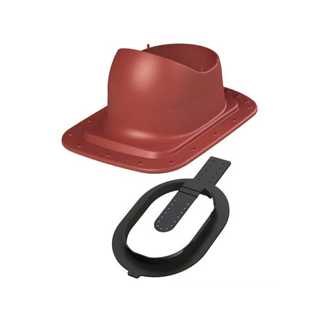 Kattoläpivienti Vilpe Click Classic Loiva Punainen - KarelianStore