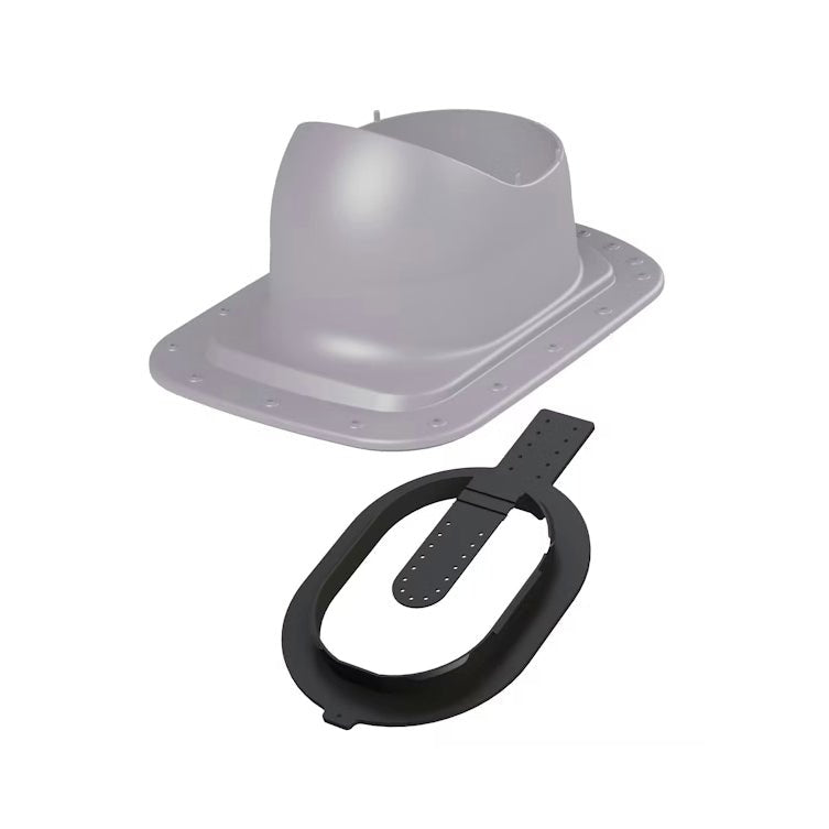 Kattoläpivienti Vilpe Click Classic Loiva Vaaleanharmaa - KarelianStore