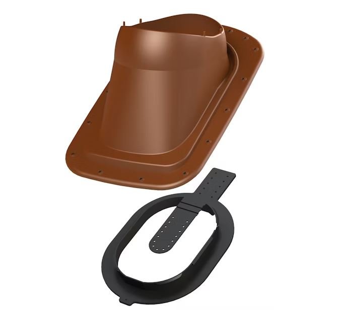 Kattoläpivienti Vilpe Click Classic Vino Tiilenpunainen - KarelianStore